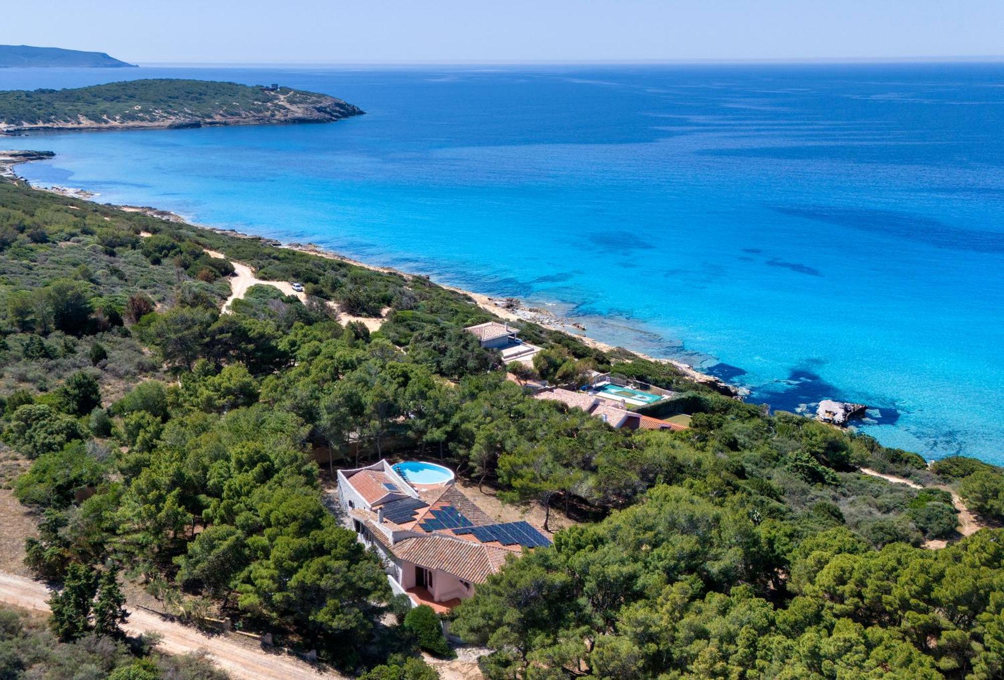 Villa Eliana Sul Mare Porto Pino Exterior foto